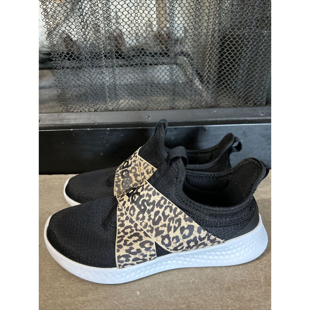 Adidas Cloudfoam Puremotion Adapt Black Cheetah Leopard Size 6.5 FY7233 …